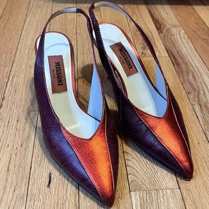 Missoni Pointed Heels